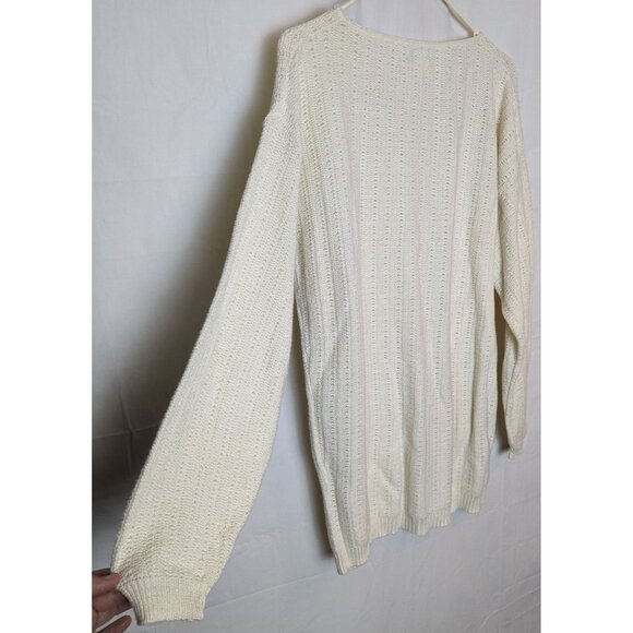 Vintage Ship N Shore Long Sleeve‎ Resort Wear Cover Up Knit Women's Large - Picture 7 of 9